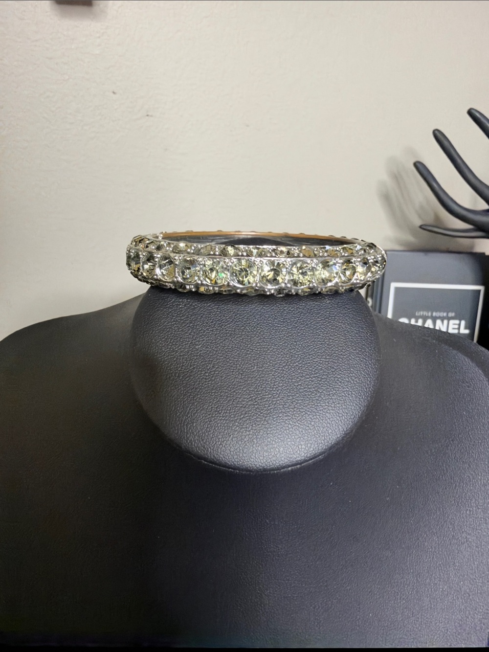 Crystal Pavé Stretch Bracelet - Clear Crystal